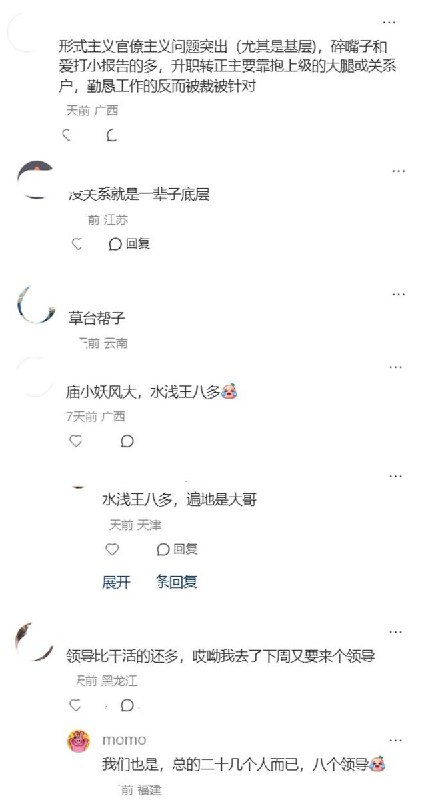 “能让你投票的，票本身就没用”8月16日，一名安徽网友在小红书以“体制内工作氛围烂成啥样了”为题发帖，引起网友广泛讨论