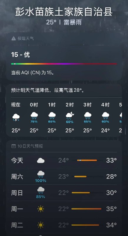 【重庆山体塌方】7月18日晚，重庆大批救援车辆赶赴彭水山体崩塌事故现场