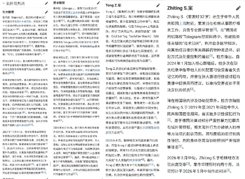 ip德国的女孩扒出的以张大鹏为首的强奸犯罪集团中每个男性罪犯的照片/中文名以及维基百科中对“德国老司机驾校” Telegram群组大规模迷奸案的介绍、和每个强奸犯的案件介绍：查看原文📝 引用推文:近日，小红书上一位在德国生活的博主，利用领英扒出了以张大鹏为首的强奸犯罪集团中的每名男性罪犯的照片/中文名