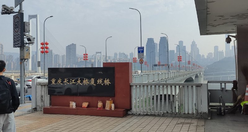 重庆长江大桥，又称“胖猫桥”