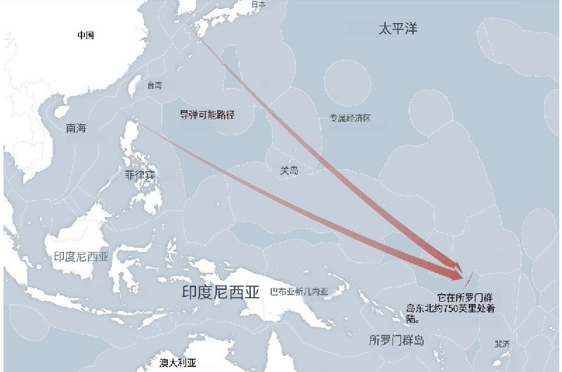 7月7日，《纽约时报》分析认为，此次试射不仅是对中国最新潜射导弹能力的技术验证，也意在展示中国正在补齐海基核力量短板、构建陆海空“三位一体”核打击能力