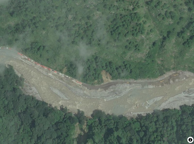 吉隆口岸救援道路还未打通8月28日，空间情报与地球观测 AI 平台服务商Vantor在社交媒体公开了吉隆口岸及相关流域超清卫星照片