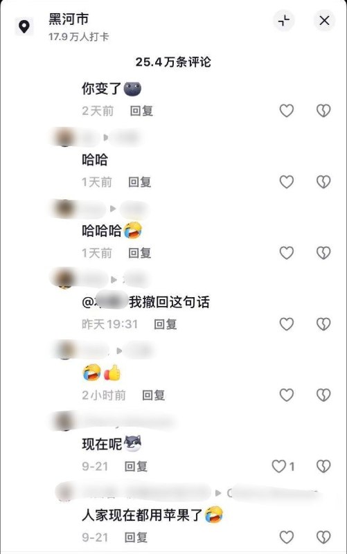 “我撤回这句话”2019年3月9日，一名网友在题为“华为决定起诉美国政府”的视频下留言：“中国人民不做沉默的羔羊加油！”2026年9月17日，另一名网友在这条旧评论下回复：“还真是