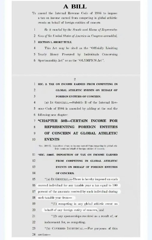 瞄准谷爱凌，美国议员试图推动全新立法2月27日，针对谷爱凌的舆论风波，美国田纳西州共和党众议员安迪-奥格尔斯（Andy Ogles）尝试推动一项法案（《奥林匹克法案》）