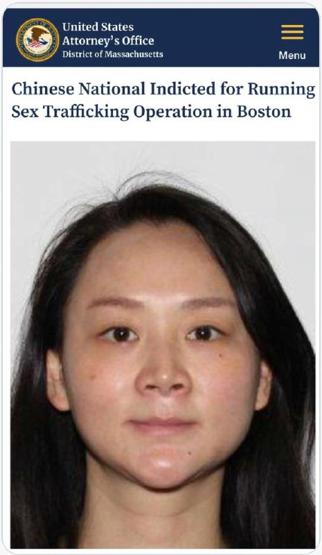 美国起诉一名中国公民涉嫌在波士顿经营跨国卖淫网络美国司法部7月2日发布消息称，一名居住于纽约法拉盛的中国公民刘增增（Zengzeng Liu，又名“Bella”）被波士顿联邦大陪审团起诉，涉嫌在马萨诸塞州波士顿奥尔斯顿（Allston）和布莱顿（Brighton）的多处住宅经营卖淫网络