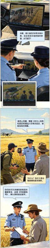 国安部漫画：走乡间小路、田边停车，“太可疑了！”9月27日，国家安全部微信公众号发布漫画《国安普法小剧场之无间“稻”》