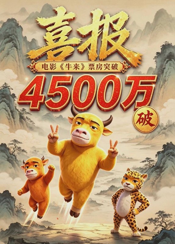 经济学家姚洋谈《牛来》爆火：是年轻人“无言的反抗”8月23日，动画电影《牛来》房突破4500万元