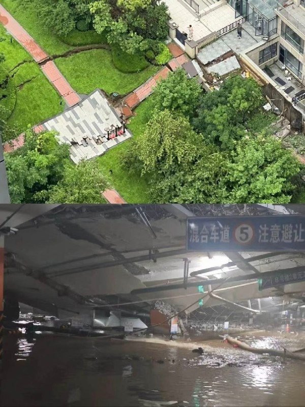 【辽宁洪水】7月14日，辽宁沈阳沈北，​据当地居民反映，降雨已持续超过28个小时，导致多处小区积水严重，水位已淹至一楼，车辆被淹，整个小区处于停水停电状态，目前处于“断水断粮”的紧急情况