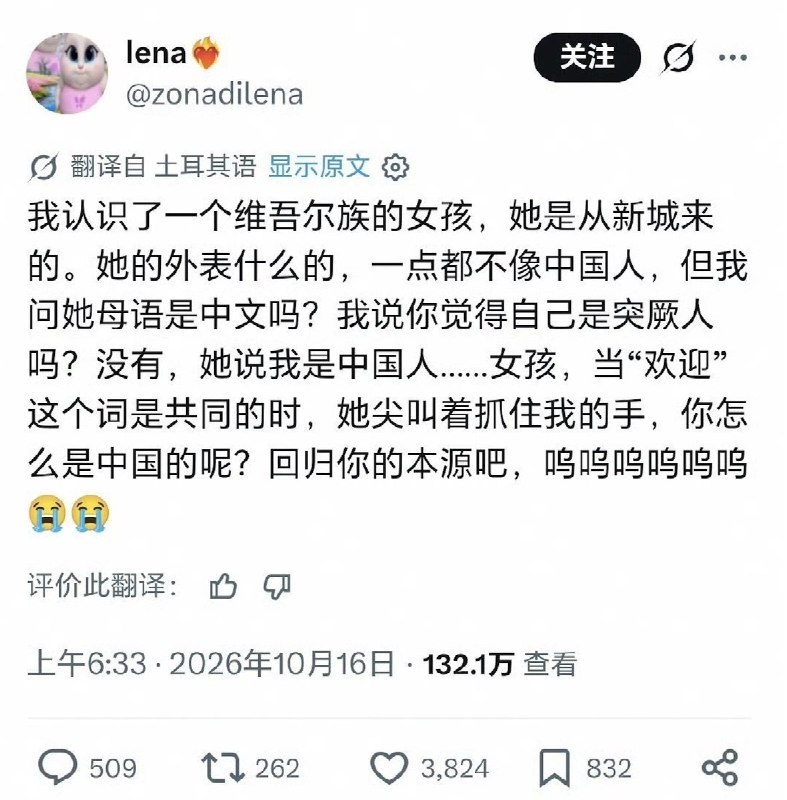 10月，中国与土耳其网民在X平台爆发大规模骂战