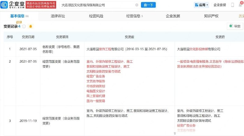近日，网传消息称，《牛来》出品方“大连璟园文化影视传媒有限公司”前身是一家装修公司，曾承接政府装修工程，但约100万元工程款迟迟未能结清