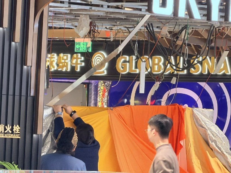 近日，吉林省长春市万象城六楼美食广场