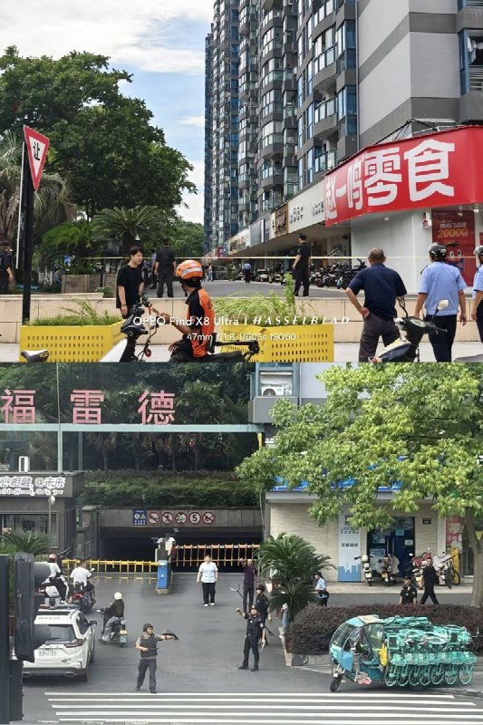 【慎入！！】网友投稿：7月13日中午11点左右，浙江杭州的浙江传媒学院前的弗雷德广场